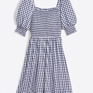 Draper James Jo Dee Dress Nassau Navy Gingham